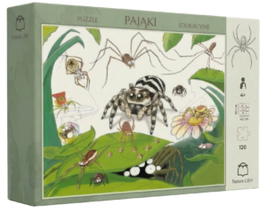 Puzzle edukacyjne Pająki